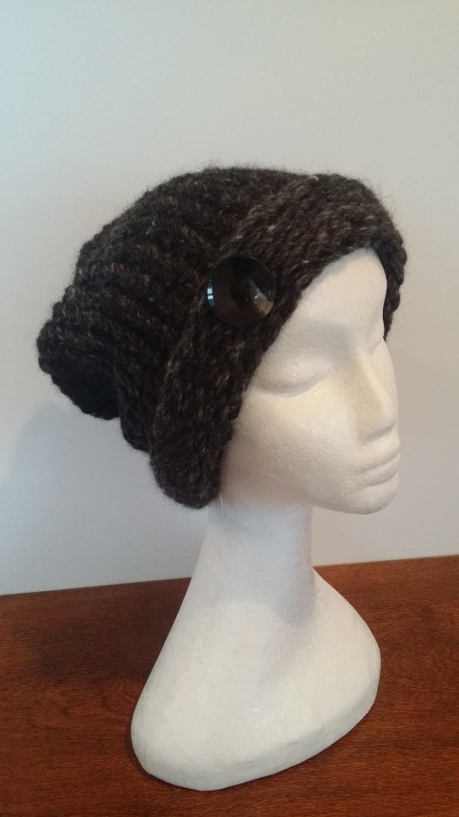 Alpaca fibre black hat $65NZD