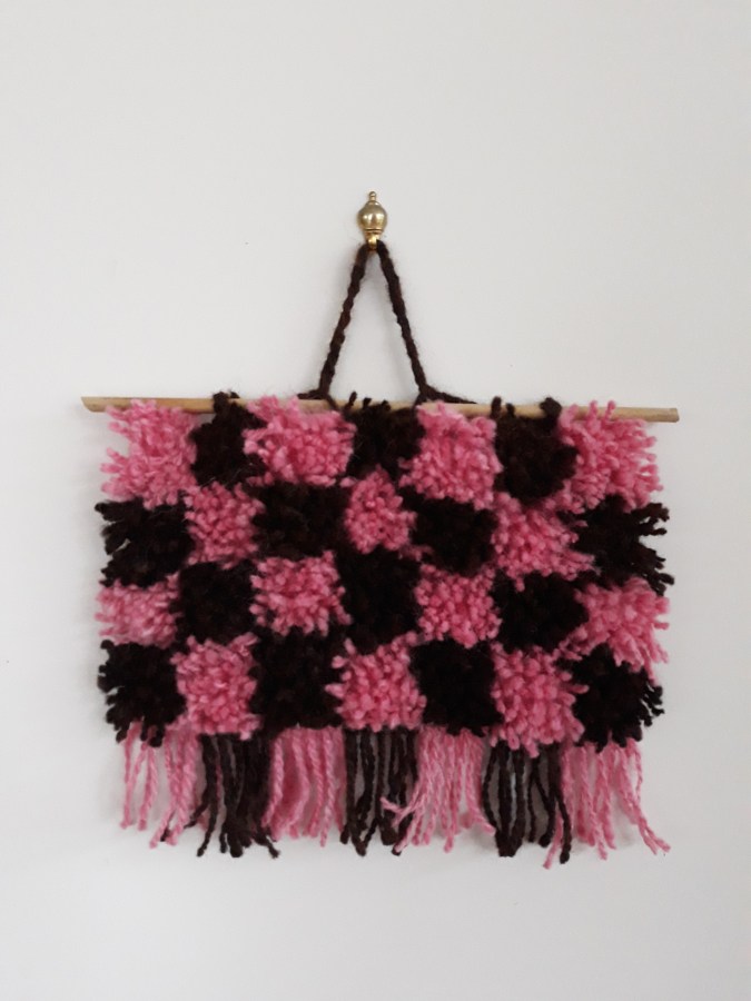 Wall hanging..Checkers 29x23cm $30 NZD