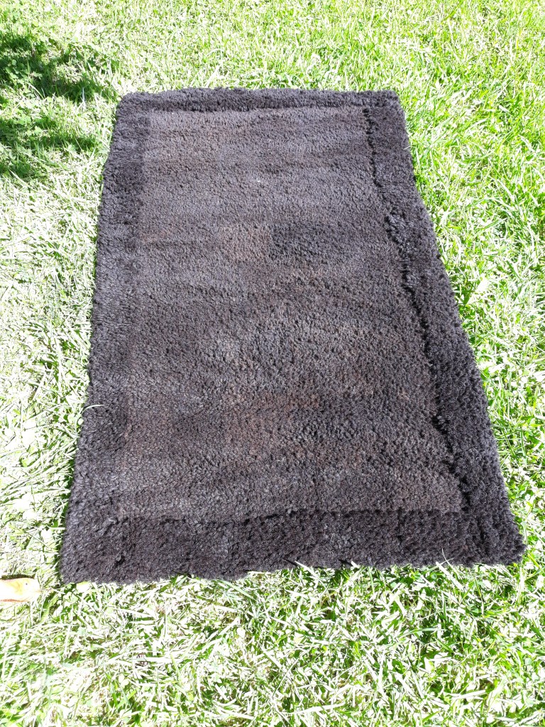 hand knotted alpaca fibre floormat 110cm x 70cm $345 NZD